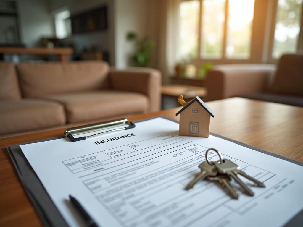 Verzekeringsdocumenten en huissleutels